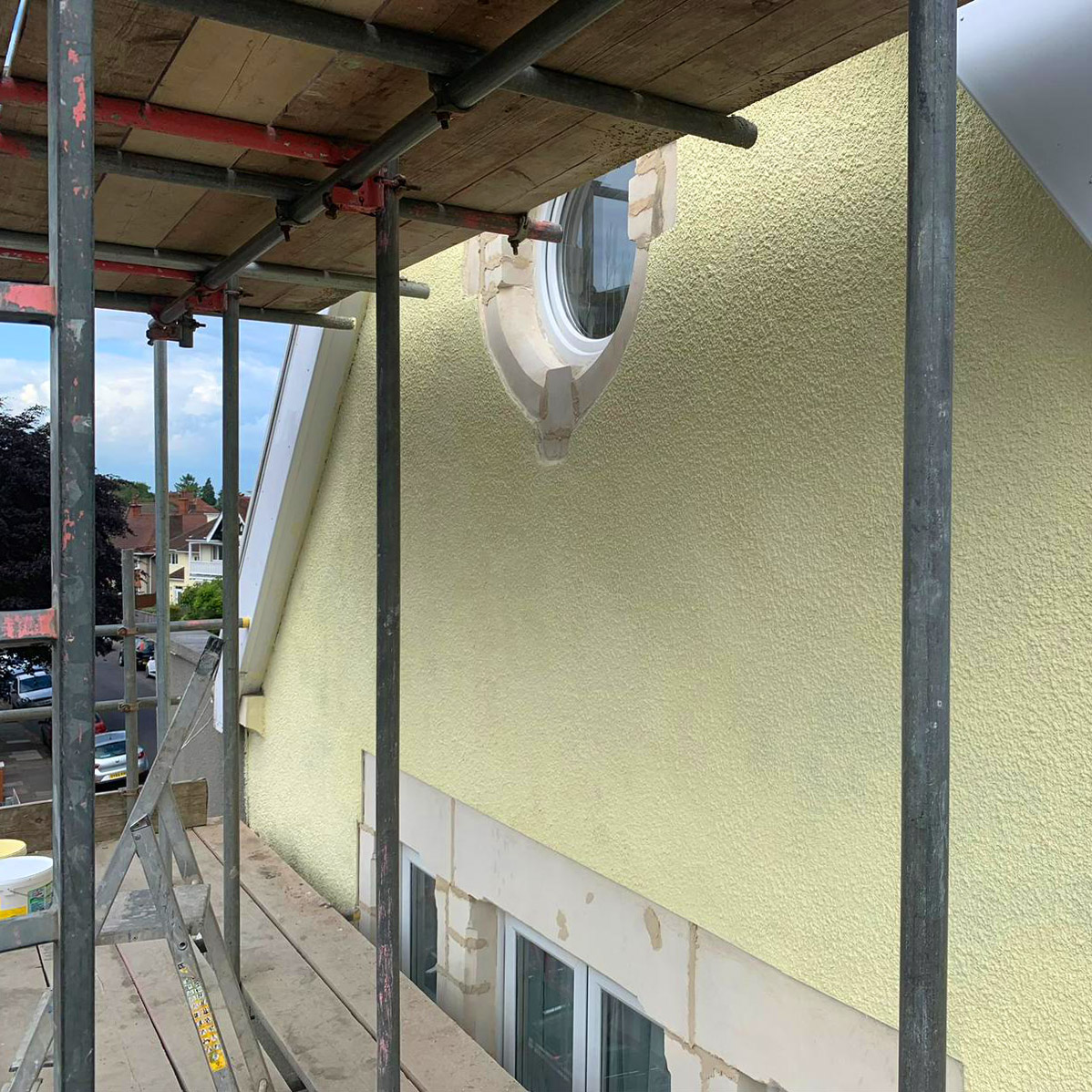 Rendering & plastering. Building contractors, Bristol - TJ Building (Bristol) Ltd.
